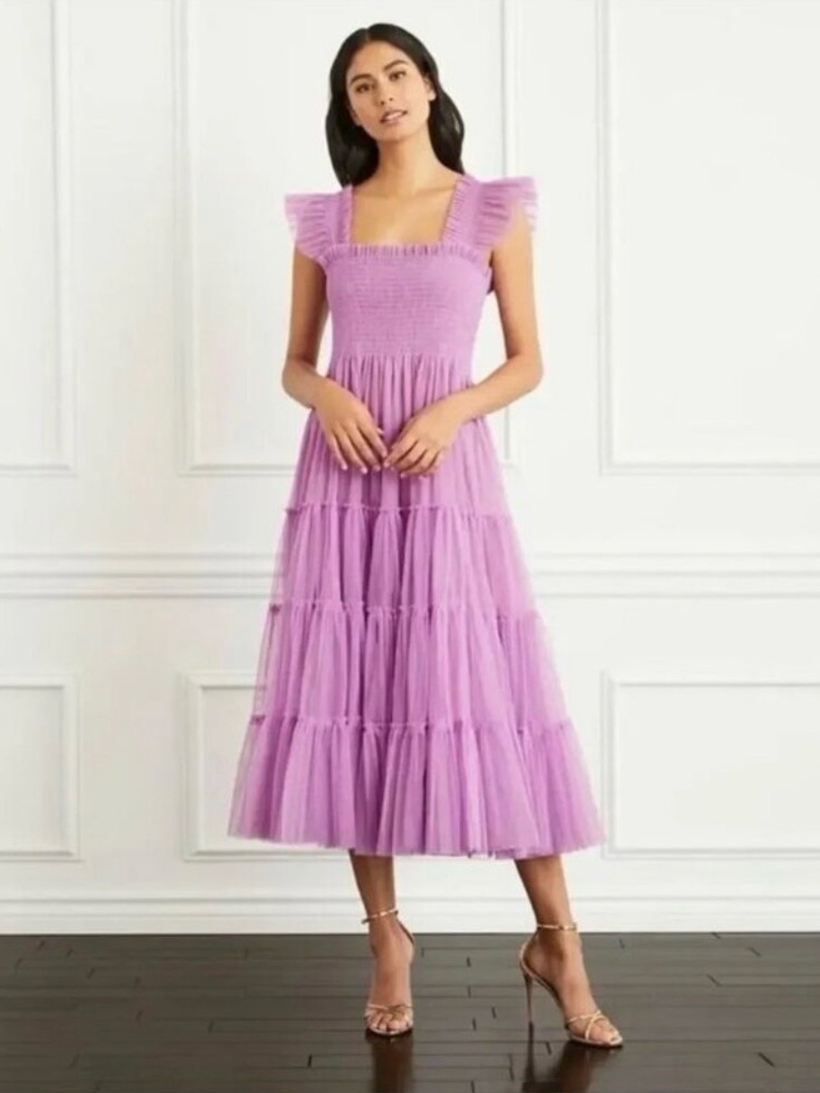 Hill House Home Rare Collector’s Edition Lilac Tulle Dress Nwt Size L